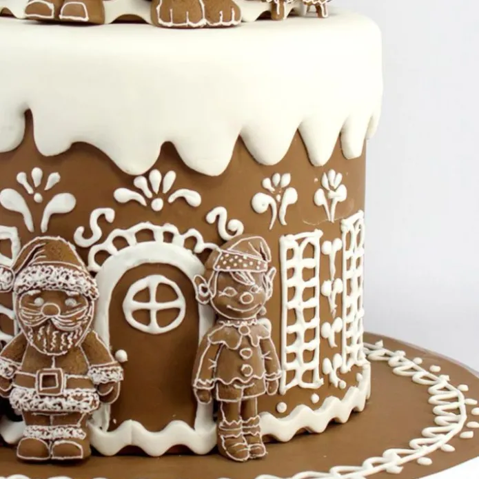 Molde para fondant Elfo Navidad - Katy Sue Designs