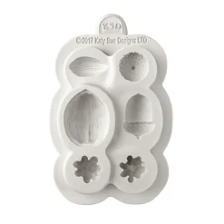 Molde para fondant frutos secos de invierno - Katy Sue Designs