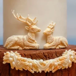 Molde para fondant guirnalda festiva Navidad - Katy Sue Designs