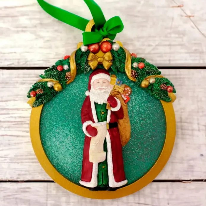 Molde para fondant guirnalda festiva Navidad - Katy Sue Designs