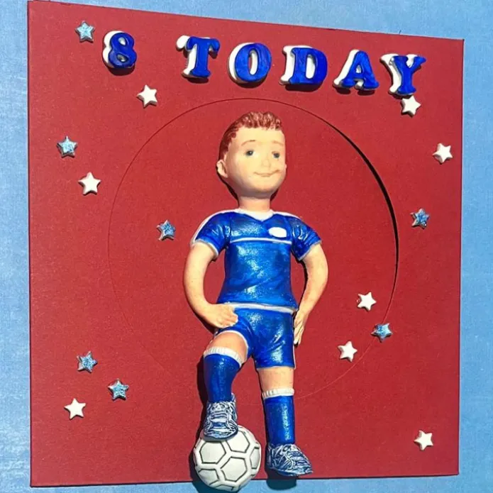 Molde para fondant jugador de fútbol - Katy Sue Designs