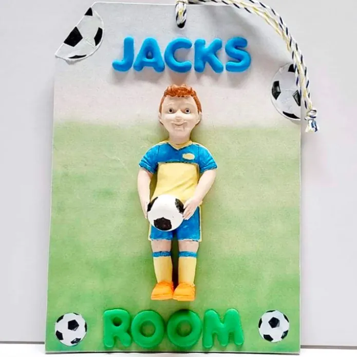 Molde para fondant jugador de fútbol - Katy Sue Designs