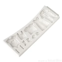 Molde para fondant Ropa de bebé - Katy Sue Designs