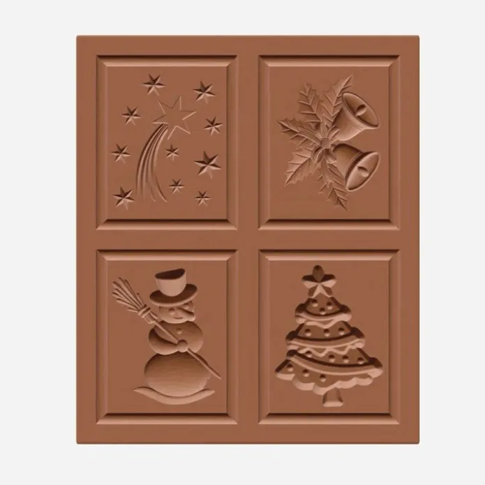Molde para galletas Springerle Figuras de Navidad - Emma's Springerle
