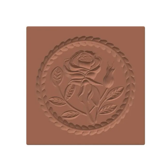 Molde para galletas Springerle Rosa - Emma's Springerle