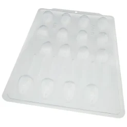 Molde para 8 piruletas de chocolate huevos rellenos
