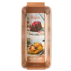 Molde rectangular antiadherente Gold Line 28 x 13 cm - Decora