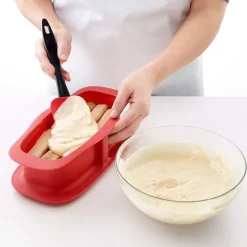 Molde rectangular desmontable con plato de cerámica 23 cm - Lékué