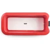 Molde rectangular desmontable con pinza y plato de cristal 25 cm - Ibili