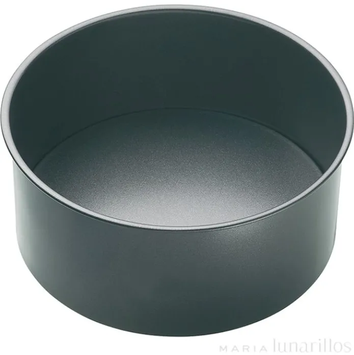 Molde redondo alto con base extraíble Master Class 25 cm - Kitchen Craft