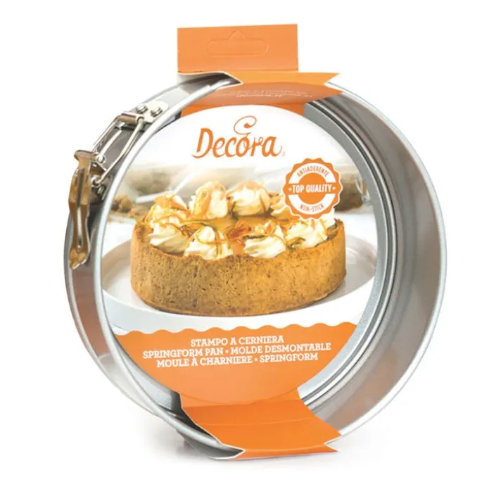 Molde redondo desmontable antiadherente 25 cm - Decora