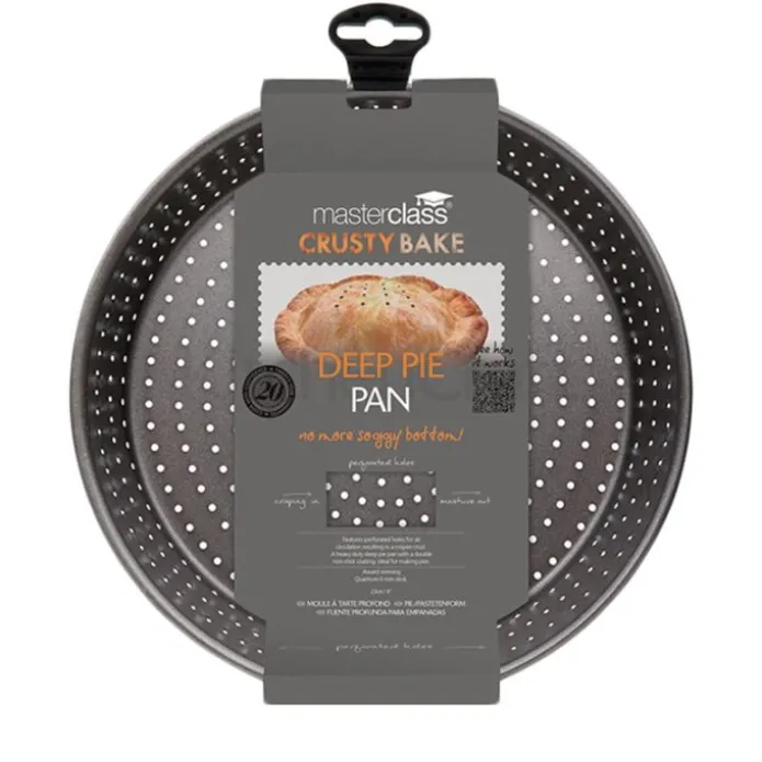 Molde redondo perforado para hornear profundo Master Class 24 cm - Kitchen Craft