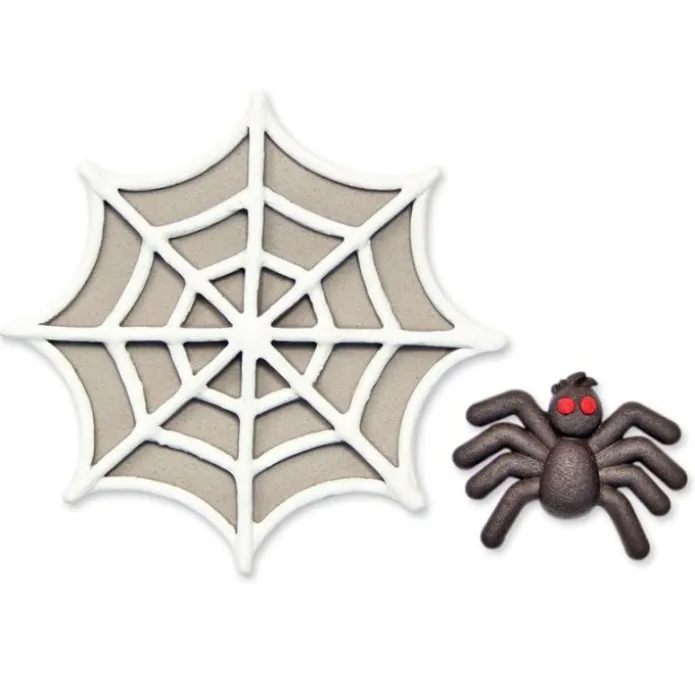 Moldes araña y telaraña Halloween Pop it (2) - JEM