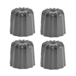 Moldes Cannelés de Burdeos 5,5 x 5,5 cm (4) - De Buyer
