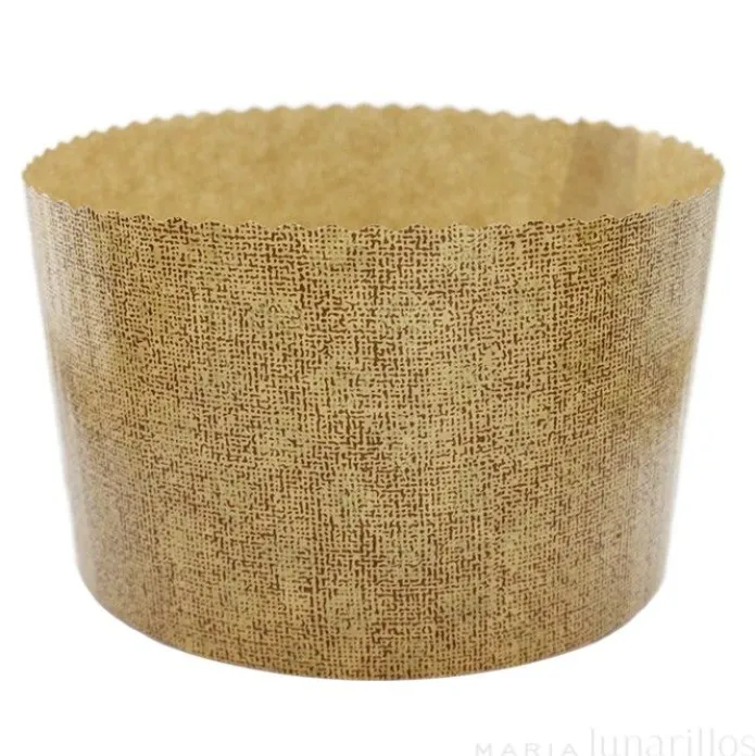 Moldes de papel fino para panettone 17 x 11 cm (1 kg) (10)
