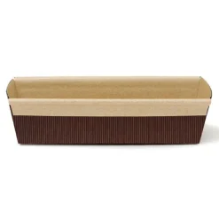 Moldes de papel grueso para pan 25 x 6 cm (400 gr) (5) - Decora