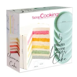 Moldes de silicona Layer Cakes 15,5 cm (5) - ScrapCooking