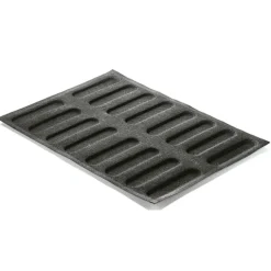 Molde silicona microperforado 16 cavidades eclairs 12,5 x 2,5 cm AirPlus - Silikomart