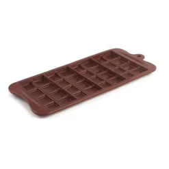 Molde silicona 4 mini tabletas de chocolate - Ibili
