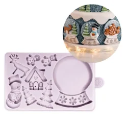 Molde silicona para fondant bola de cristal - Karen Davies