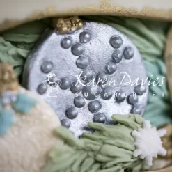 Molde silicona para fondant bolas de Navidad - Karen Davies