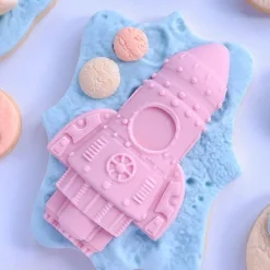 Molde silicona para fondant cohete - Katy Sue Designs