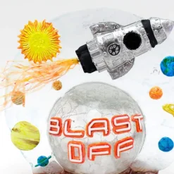 Molde silicona para fondant cohete - Katy Sue Designs