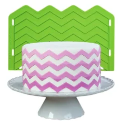 Molde silicona para fondant chevron medio - Marvelous
