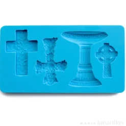 Molde silicona para fondant cruces - Ibili