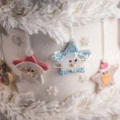 Molde silicona para fondant estrellas de Navidad - Karen Davies