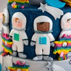 Molde silicona para fondant espacio - Karen Davies