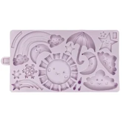 Molde silicona para fondant estaciones - Karen Davies