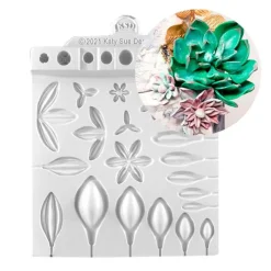 Molde silicona para fondant flores - Katy Sue Designs