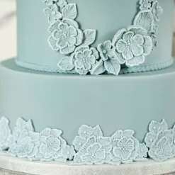 Molde silicona para fondant flores y hojas - Karen Davies