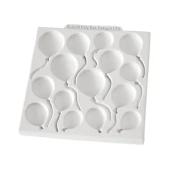 Molde silicona para fondant globos - Katy Sue Designs