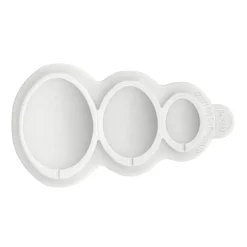 Molde silicona para fondant 3 huevos de Pascua - Katy Sue Designs