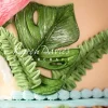 Molde silicona para fondant Hojas tropicales - Karen Davies