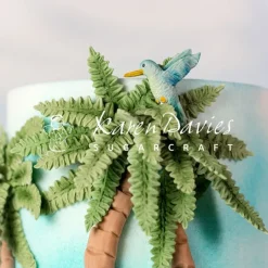 Molde silicona para fondant Hojas tropicales - Karen Davies