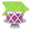 Molde silicona para fondant lateral Damasco - Marvelous