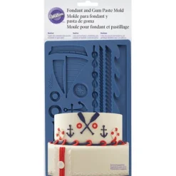 Molde silicona para fondant Náutico - Wilton