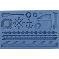 Molde silicona para fondant Náutico - Wilton