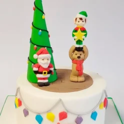 Molde silicona para fondant Papá Noel - Katy Sue Designs