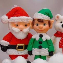 Molde silicona para fondant Papá Noel - Katy Sue Designs