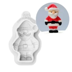 Molde silicona para fondant Papá Noel - Katy Sue Designs