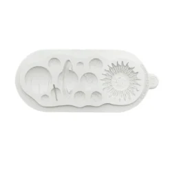 Molde silicona para fondant planetas - Katy Sue Designs