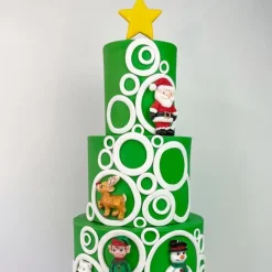 Molde silicona para fondant reno de Navidad - Katy Sue Designs