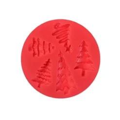 Molde silicona para fondant Árboles de Navidad - Modecor
