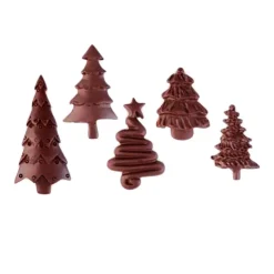 Molde silicona para fondant Árboles de Navidad - Modecor