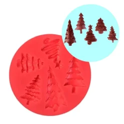 Molde silicona para fondant Árboles de Navidad - Modecor