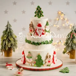 Molde silicona para fondant árboles de Navidad - Karen Davies